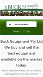 Mobile Screenshot of buckequipment.com.au
